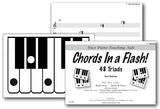 Piano Chords For Beginners: Chords In A Flash Flashcards