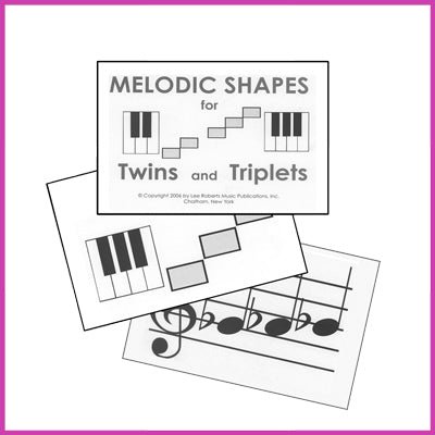 Melodic Shapes Flashcards – Pace Piano - Lee Roberts Music Publications